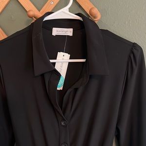 NWT Kaileigh MIDI Black dress